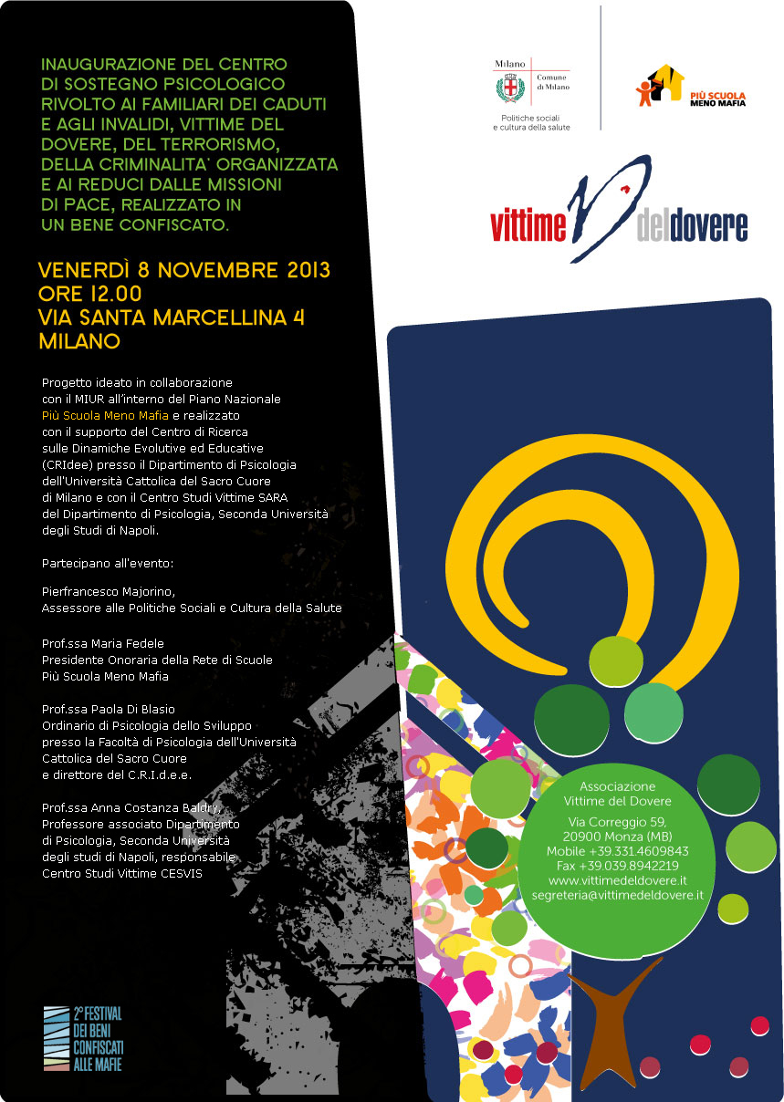 Associazione Vittime del Dovere_Locandina inaugurazione 8 novembre 2013_A4.jpg